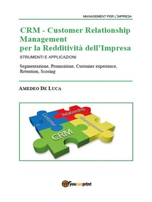 cover image of Crm--Customer relationship management per la redditività dell'impresa